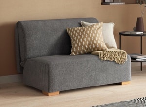 Grey sofa bed